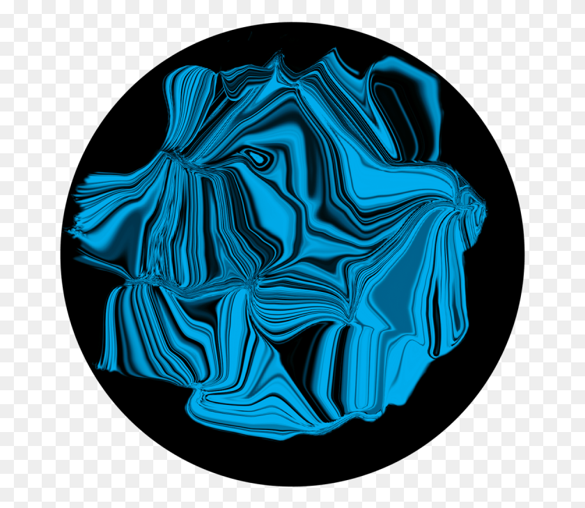 669x669 Descargar Png / Círculo De Distorsión Azul, Ornamento, Gráficos Hd Png