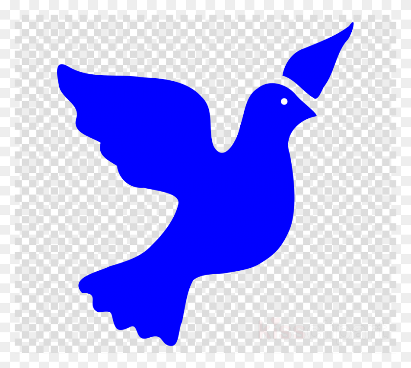 900x800 Blue Dove Clipart Pigeons And Doves Clip Art T Shirt Roblox, Bird, Animal HD PNG Download