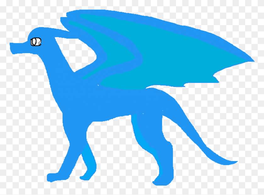 1315x947 Синий Дракон, Животное, Млекопитающее, Динозавр Hd Png Скачать