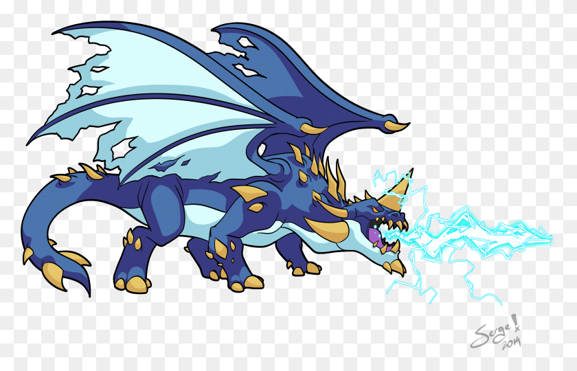 4052x2496 Descargar Png / Dragón Azul Ii Steemmonsters Hd Png