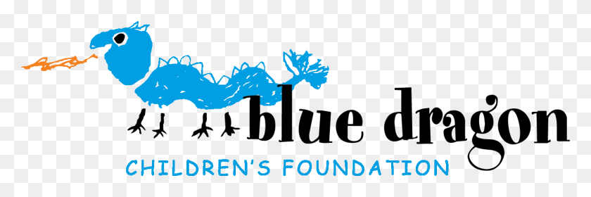 1271x360 Descargar Png Blue Dragon Long Logo, Blue Dragon Children39S Foundation, Pájaro, Animal, Texto Hd Png