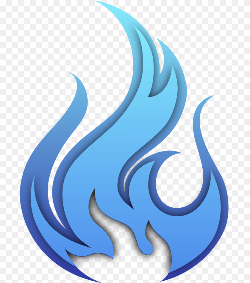 710x951 Blue Fire With Transparent Background Llama Fuego Azul, Animal, Fish, Sea Life, Shark Sticker PNG