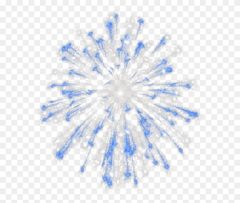 584x651 Синий Фейерверк Фейерверк, Кристалл, Снежинка, Растение Hd Png Скачать