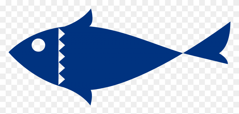 2400x1058 Blue Fish Clipart Blue Fish Clip Art, Sea Life, Animal, Shark HD PNG Download