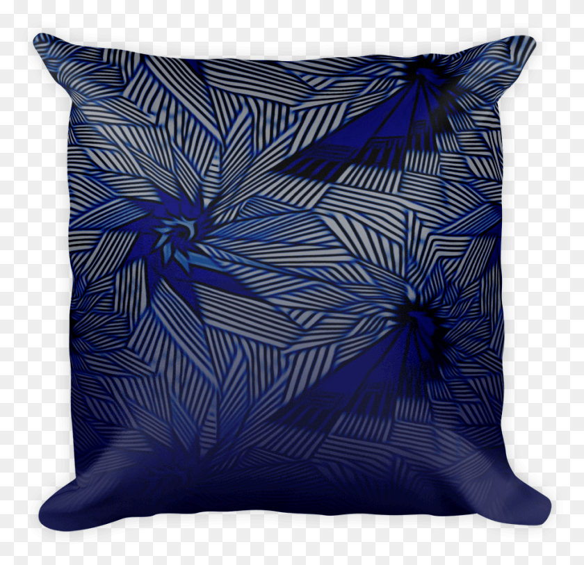 913x882 Blue Flame Square Pillow Black Pillow, Cushion, Rug HD PNG Download