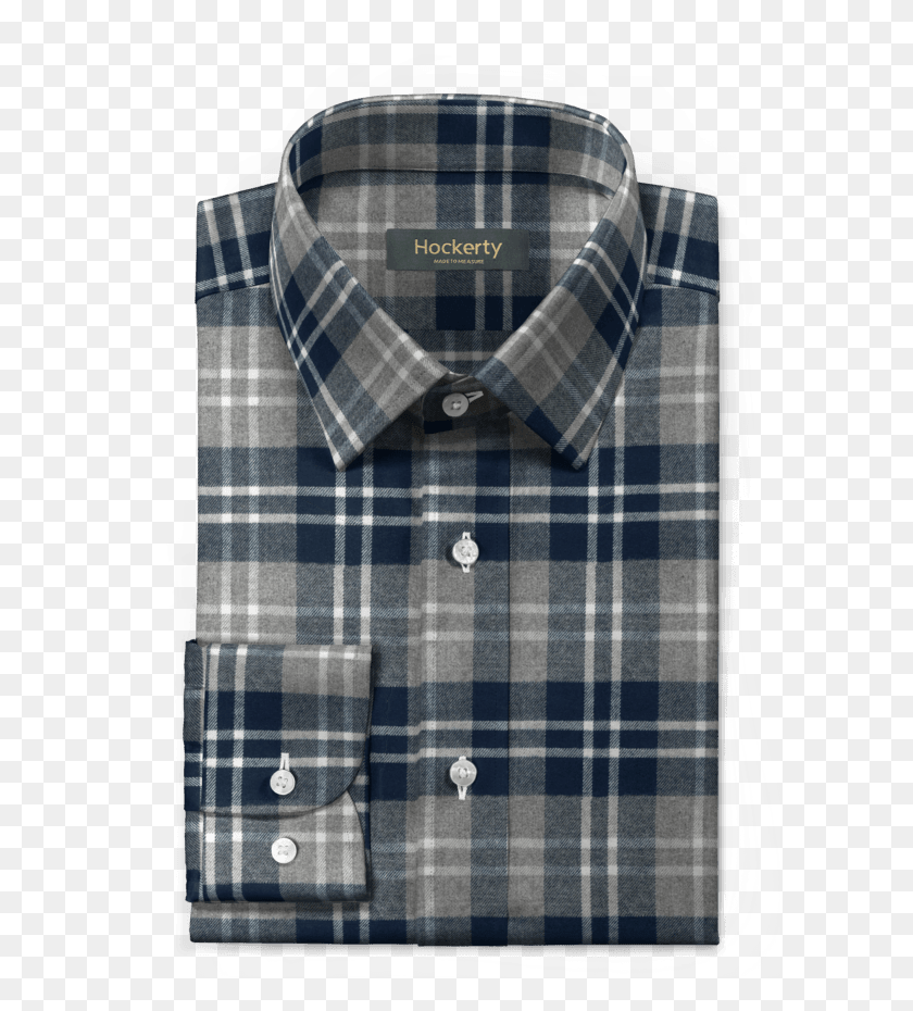 598x870 Blue Flannel Checked Shirt Plaid, Clothing, Apparel, Dress Shirt HD PNG Download