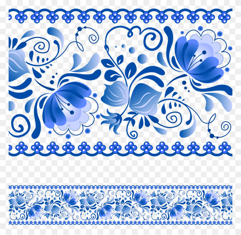 800x781 Blue Floral Background Mavi, Pattern, Graphics HD PNG Download