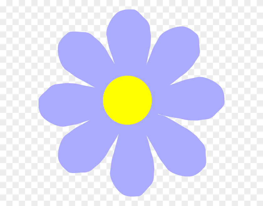 594x597 Blue Flower, Petal, Flower, Plant HD PNG Download