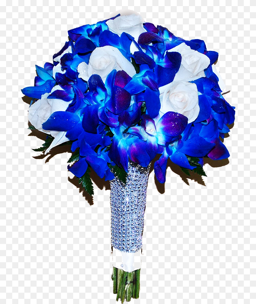 Blue Flower Bouquet, Flower Arrangement, Flower Bouquet, Plant, Art PNG