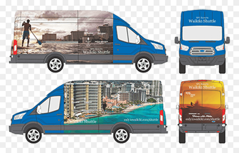 797x489 Descargar Png Azul Ford Transit Ilustración Alphagraphics Van, Minibus, Autobús, Vehículo Hd Png