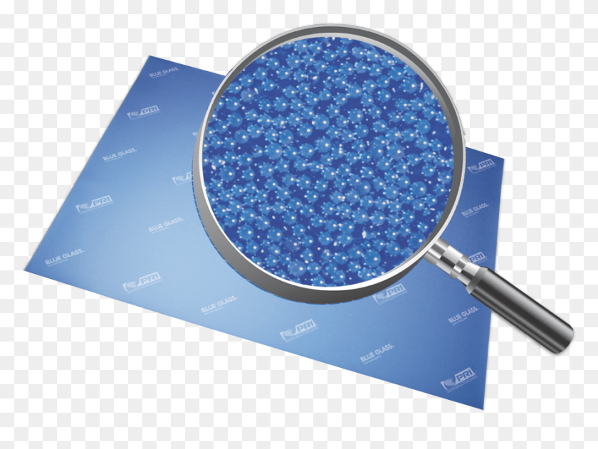 881x645 Blue Glass Cut To Size Sheets Berry, Magnifying HD PNG Download
