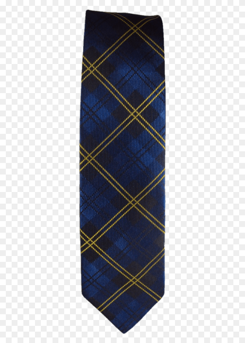 301x1119 Blue Gold Striped Tie Set Tartan, Plaid, Rug, Kilt Descargar Hd Png