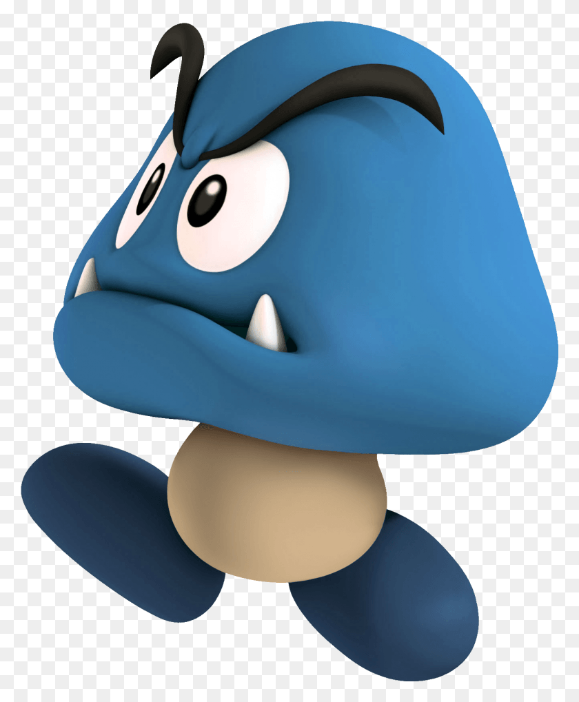 1340x1649 Blue Goomba Haunted Areas Blue Goombas Are Goombas Mario Blue Goomba HD PNG Download