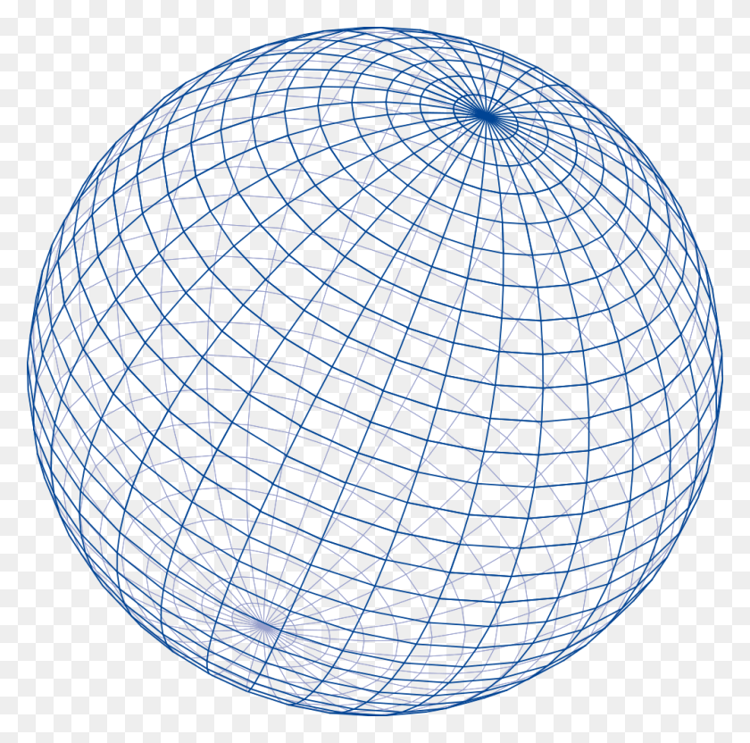 1000x991 Blue Grid Sphere Sphere Grid, Balloon, Ball, Solar Panels HD PNG Download