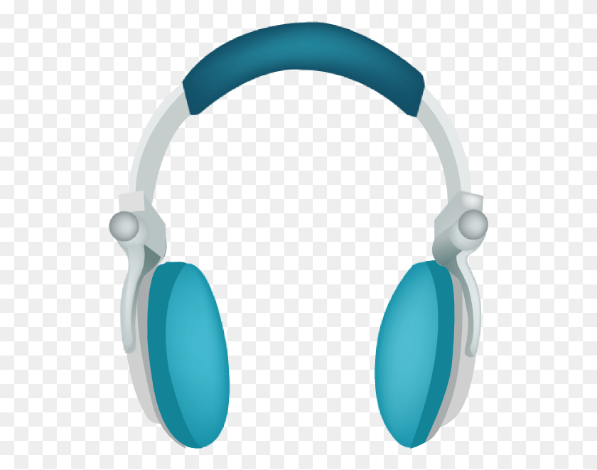 534x601 Blue Headphones Clip Art Blue Headphones Clipart, Electronics, Headset HD PNG Download