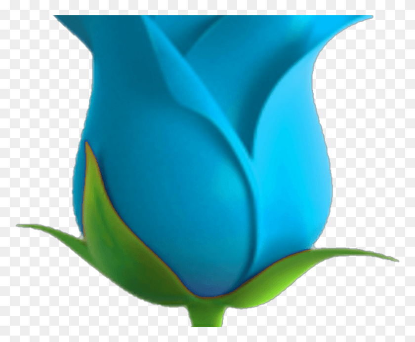 1054x856 Blue Heart Source Blue Flower Emoji, Plant, Flower, Blossom HD PNG Download