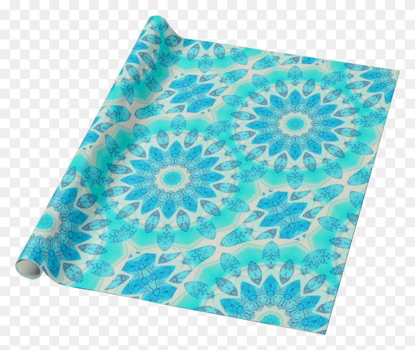 1541x1284 Blue Ice Goddess Abstract Crystals Of Love Mandala Art Paper, Rug, Pattern HD PNG Download