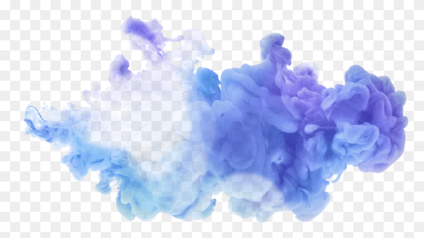 1193x631 Descargar Png / Nube De Tinta Azul, Mineral, Cristal Hd Png