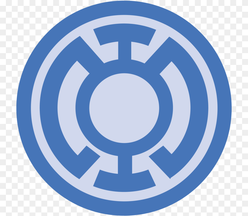 Blue Lantern Ring Symbol, Logo Clipart PNG