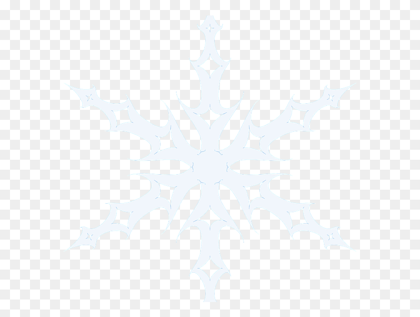 591x575 Blue Lemon Clip Art, Snowflake, Cross, Symbol HD PNG Download