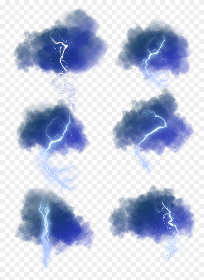 925x1298 Blue Lightning Dark Glowing And Psd Illustration, Nature, Astronomy, Outer Space HD PNG Download