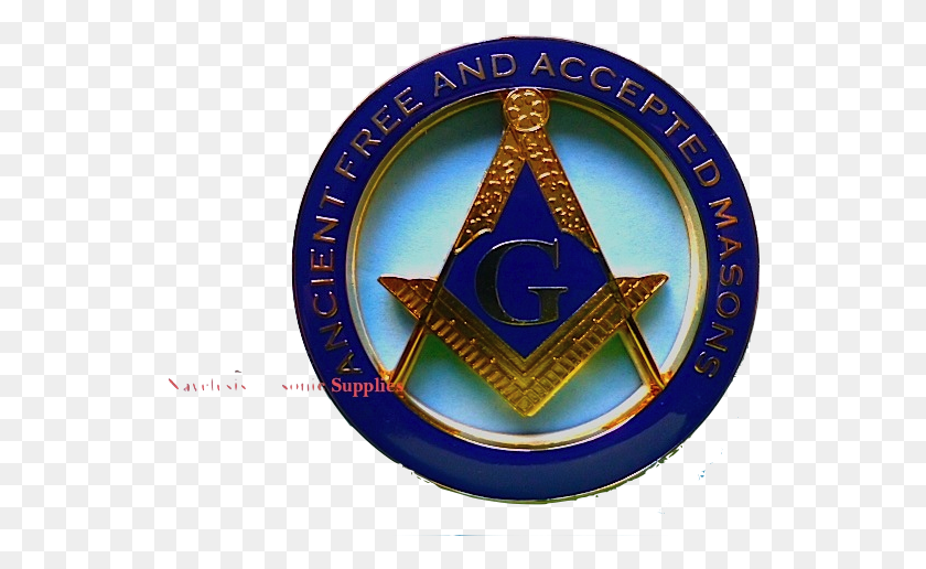 538x456 Blue Lodge Auto Emblem Afampam Master Mason Badge, Logo, Symbol, Trademark HD PNG Download