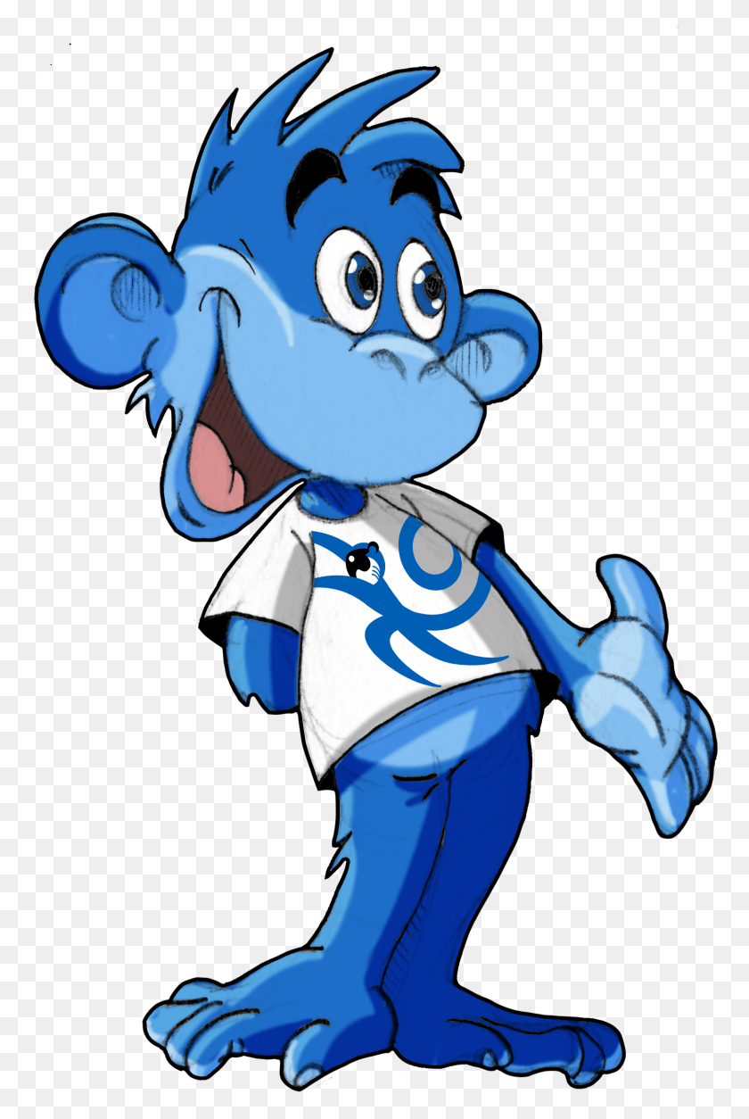 1618x2478 Blue Monkey Studio Blue Monkey, Person, Human, Mascot HD PNG Download