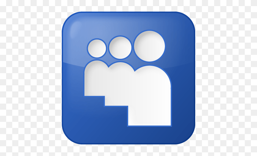 512x512 Blue Myspace Social Icon, First Aid Sticker PNG