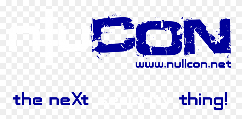 2187x997 Blue Nullcon Logo Transparent Bg High Resolution Graphic Design, Text, Alphabet, Symbol HD PNG Download