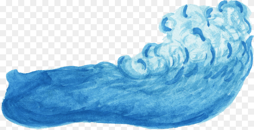 Blue Ocean Wave, Ice, Nature, Outdoors, Iceberg Sticker PNG
