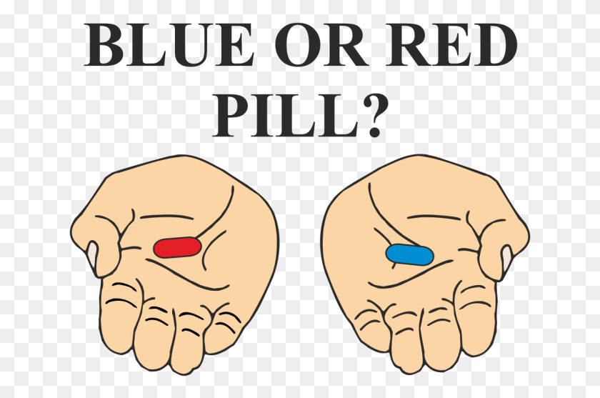 647x497 Blue Or Red Pill The Brick Lane Gallery, Hand, Plectrum, Poster HD PNG Download