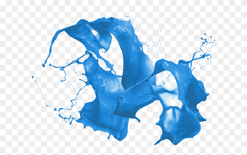 627x467 Blue Paint Splash Respingo De Tinta Azul, Ice, Outdoors, Nature HD PNG Download