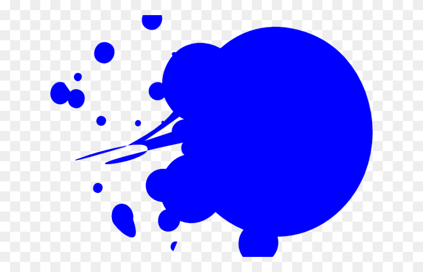 640x480 Blue Paint Splatter Transparent Background, Balloon, Ball, Stain HD PNG Download