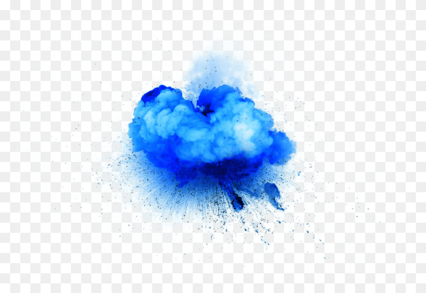 1100x733 Blue Paint Transparent Background, Smoke, Stain, Pollution HD PNG Download