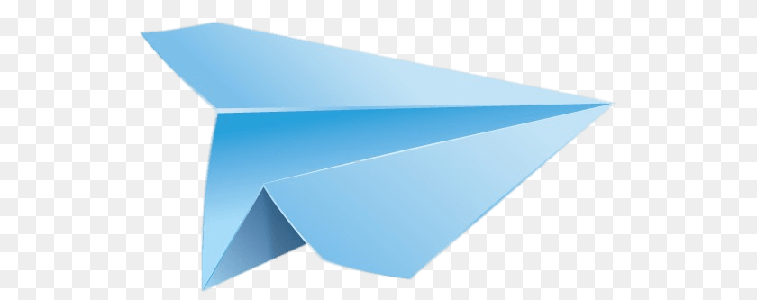 553x333 Blue Paper Plane Transparent PNG