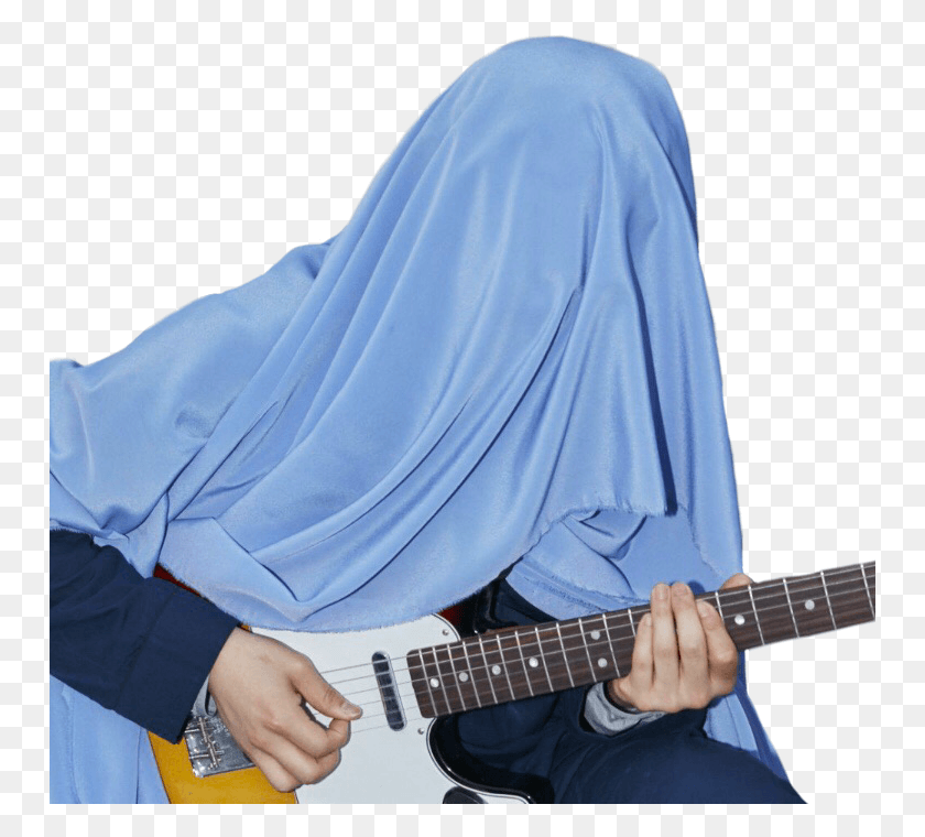 751x700 Blue Person People Guitar Blanket Pngs Moodboard Electric Guitar, Leisure Activities, Musical Instrument, Human HD PNG Download