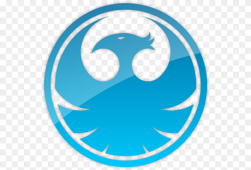 566x569 Blue Phoenix Google Keress Circle, Logo, Emblem, Symbol, Disk PNG