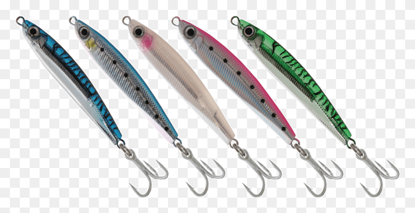 1058x504 Blue Pink Silver Samaki Lures, Fishing Lure, Bait, Hook HD PNG Download