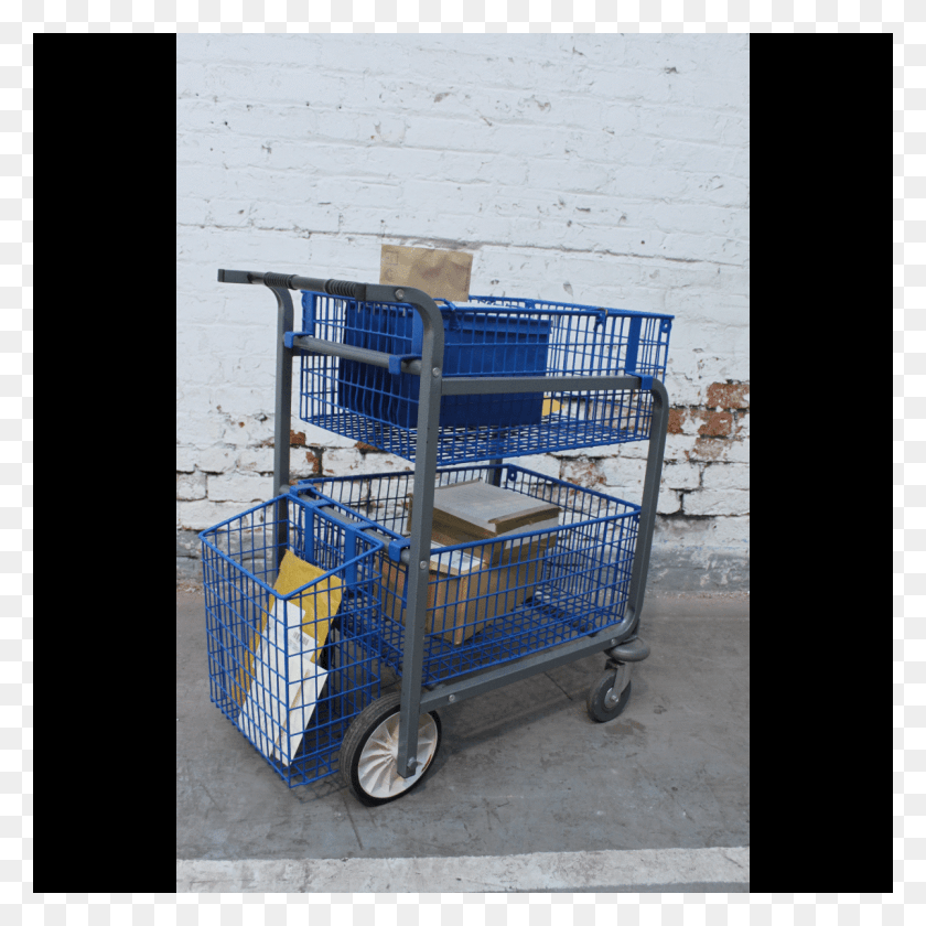 1200x1200 Blue Post Office Trolley X1 Shopping Cart, Wheel, Machine, Crib HD PNG Download