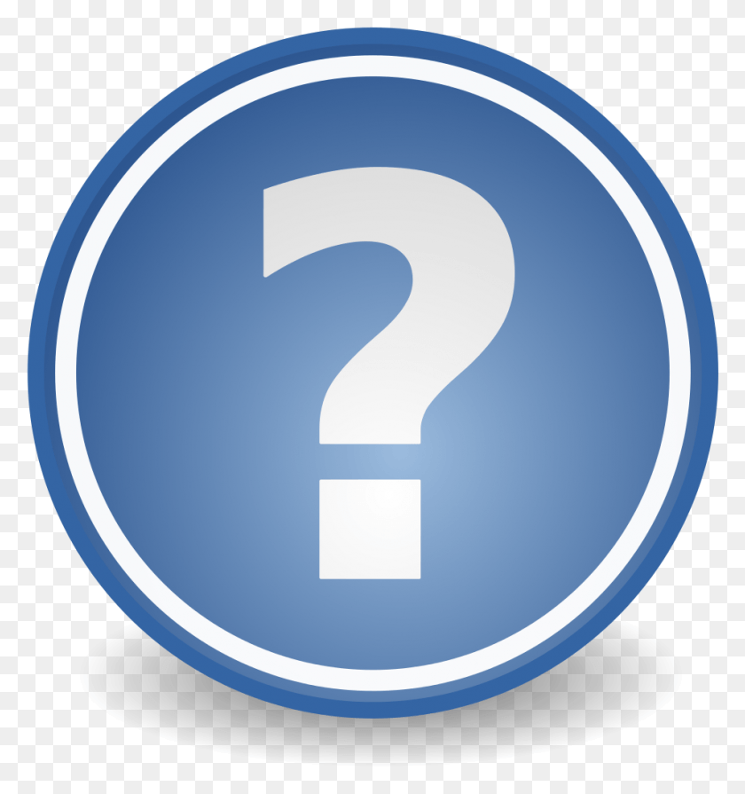 948x1015 Blue Question Mark Icon, Number, Symbol, Text HD PNG Download