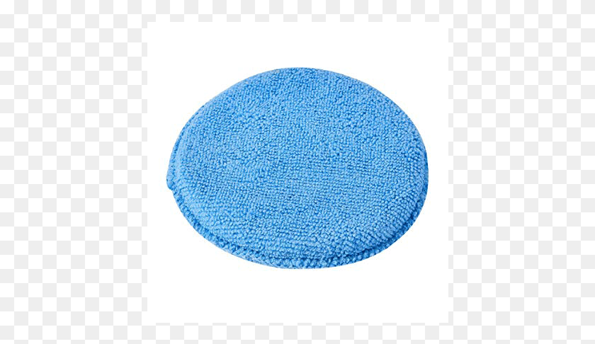426x426 Blue Round Wax Applicator Front Blue Round Wax Applicator Circle, Rug HD PNG Download