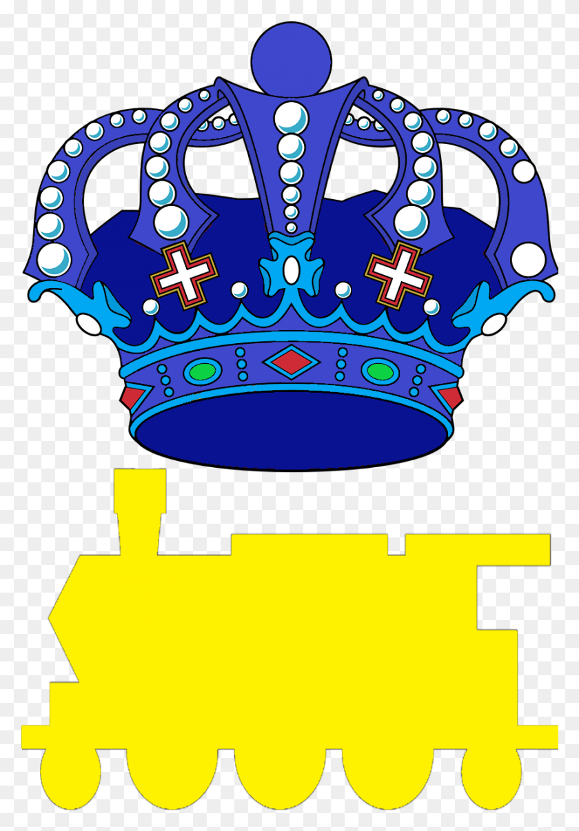 858x1261 Blue Royal Crown Purple Crown, Accessories, Accessory, Jewelry Descargar Hd Png