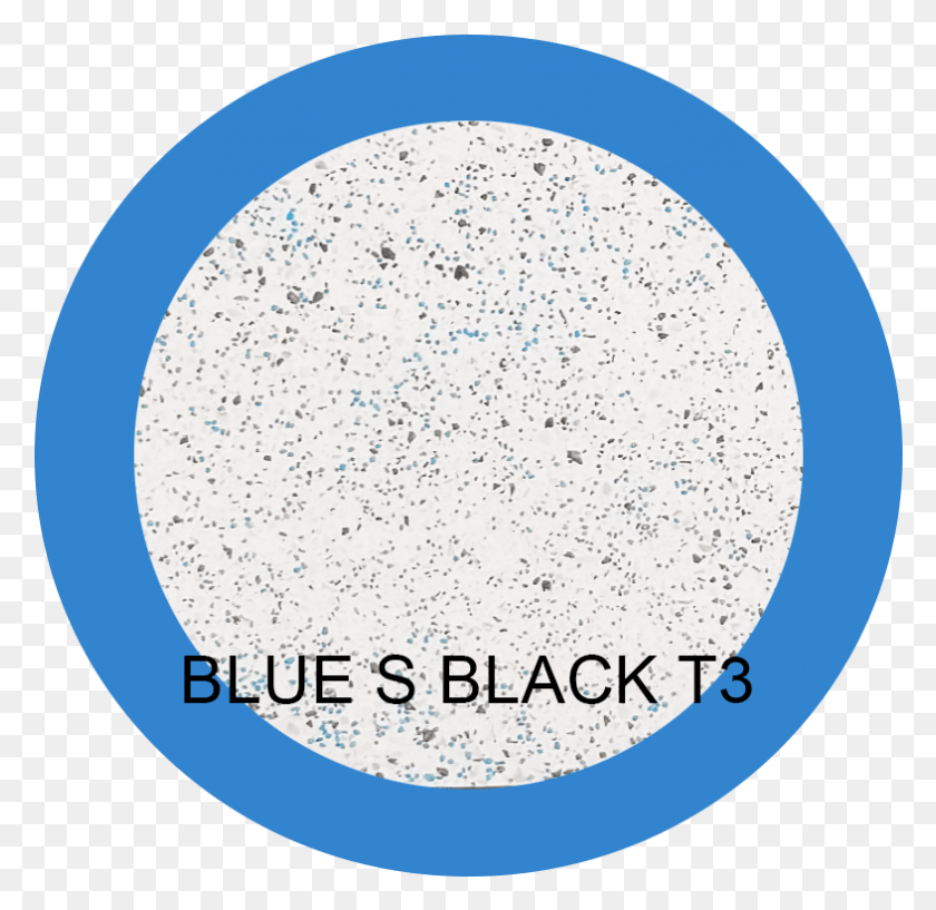 786x763 Blue S Black T3 Circle, Paper, Confetti, Rug HD PNG Download