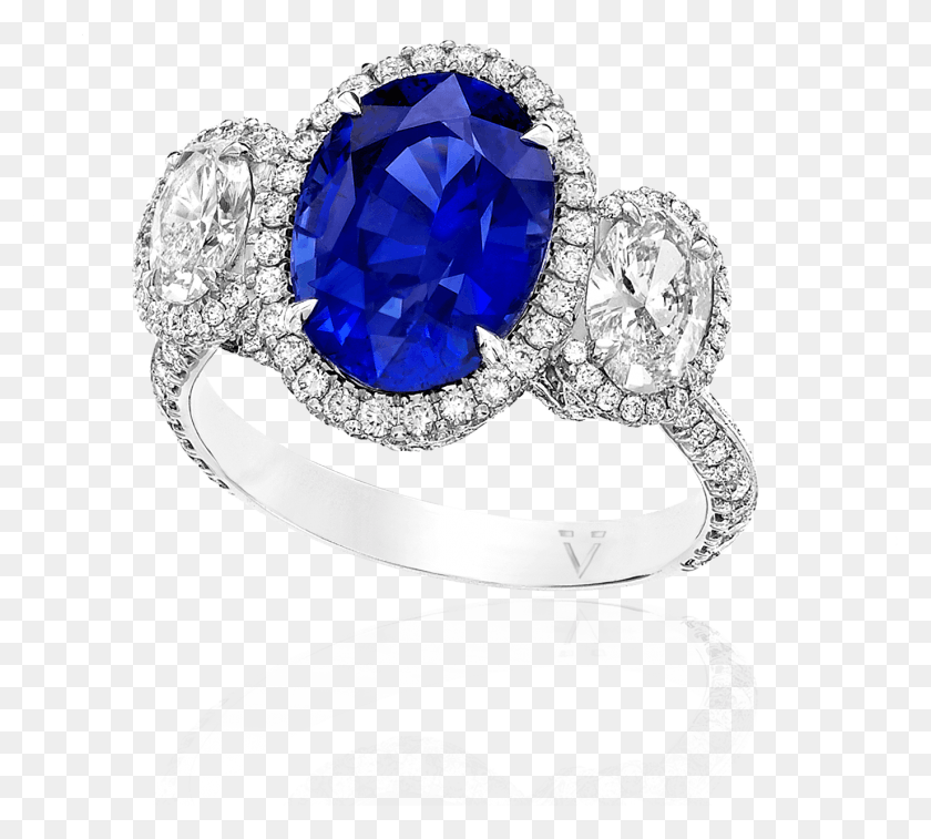 1375x1230 Blue Sapphire And Diamond Ring Blue Gem Ring, Accessories, Accessory, Jewelry HD PNG Download