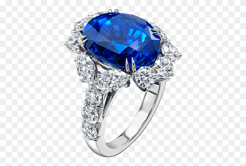 404x509 Blue Sapphire Wedding Rings Harry Winston, Diamond, Gemstone, Jewelry HD PNG Download