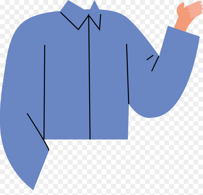 1920x1843 Blue Shirt Clipart, Clothing, Sleeve, Long Sleeve, Coat PNG