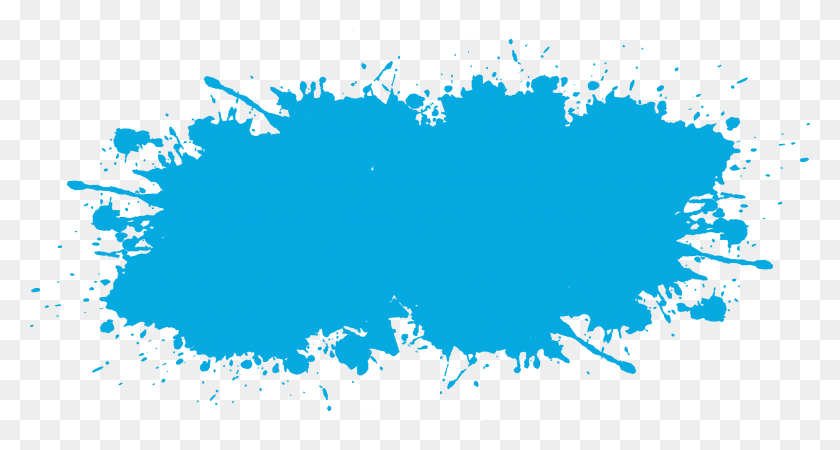 2876x1439 Blue Sky Effect Watercolor Euclidean Vector Ink Clipart Splatter Water Color Effect, Graphics, Pattern Descargar Hd Png