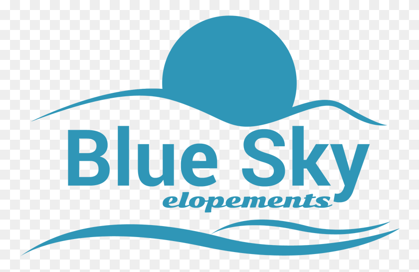 764x485 Blue Sky Elopements Graphic Design, Clothing, Apparel, Word Descargar Hd Png
