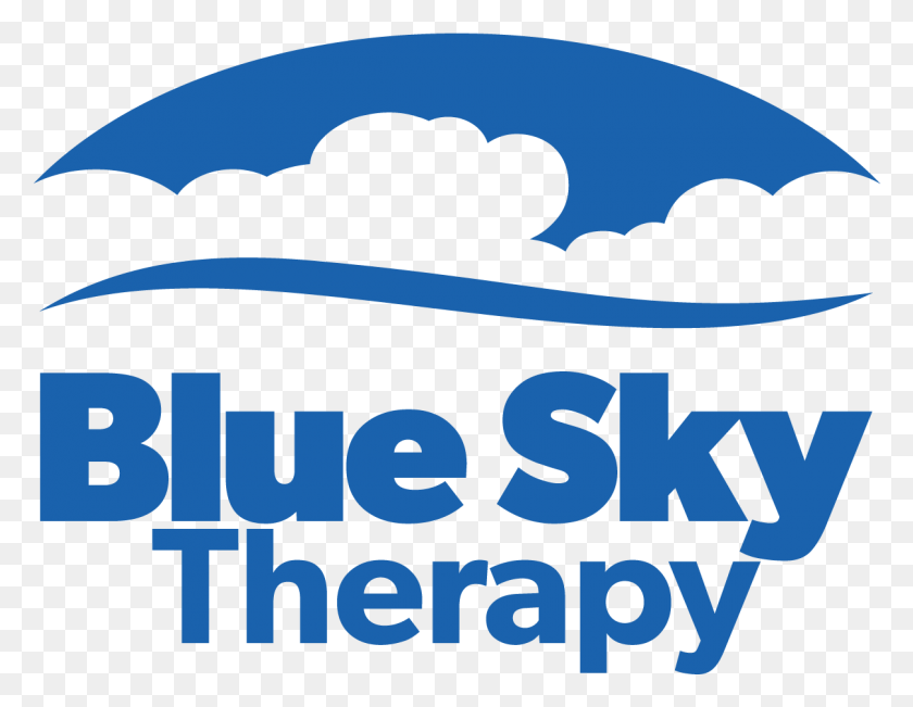 1209x917 Blue Sky Therapy Logo Blue Blue Sky Therapy, Word, Text, Poster HD PNG Download