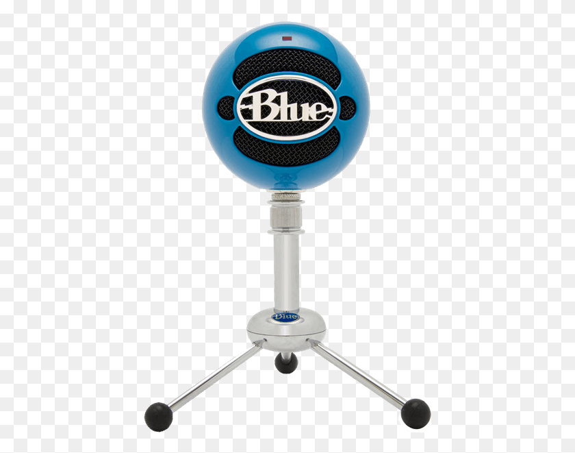 422x601 Descargar Png Bola De Nieve Azul Bola De Nieve Azul, Lámpara, Micrófono, Dispositivo Eléctrico Hd Png